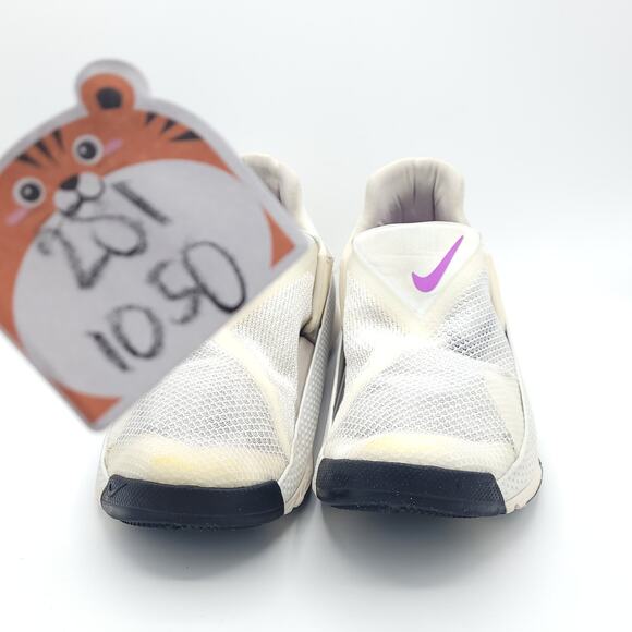 Nike Go Flyease DR5540-104 Off White Purple Easy On women's Size 10.5 - Picture 8 of 9